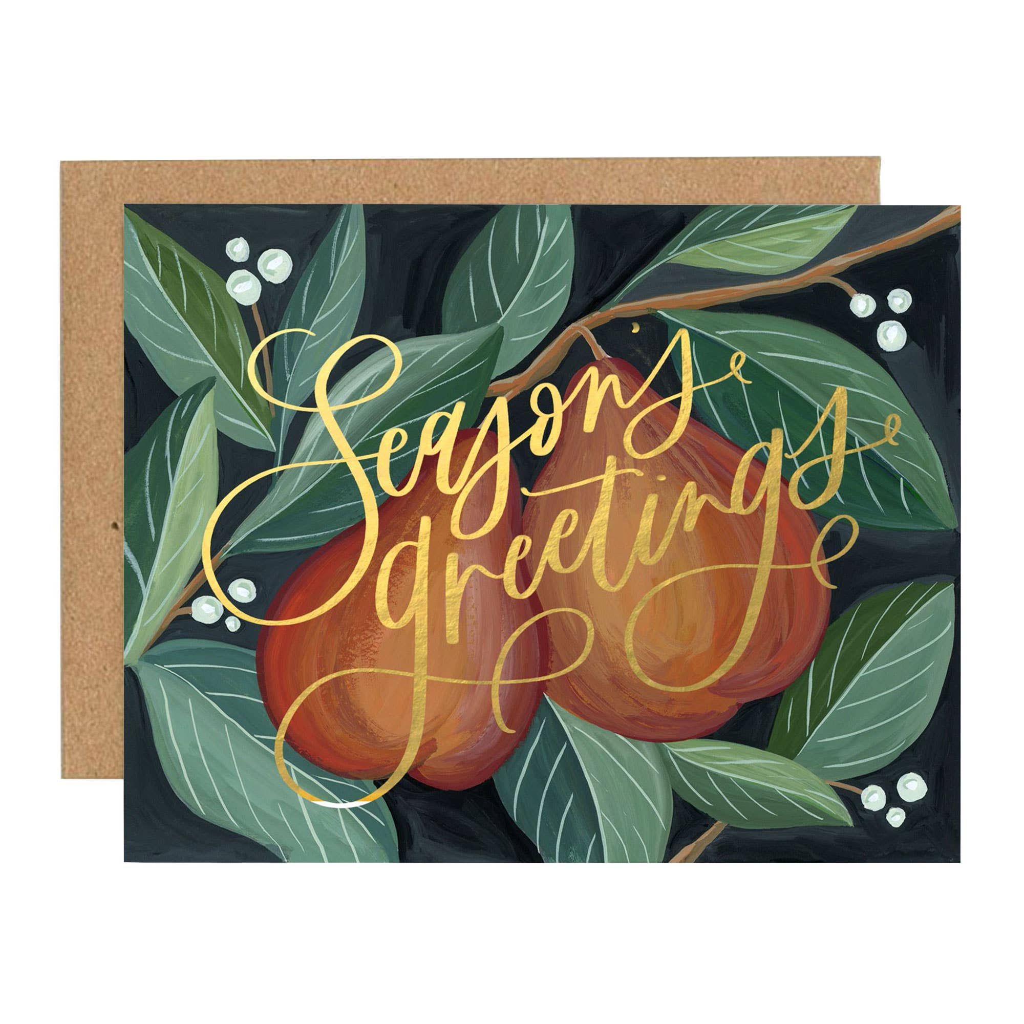 Christmas Pears Card