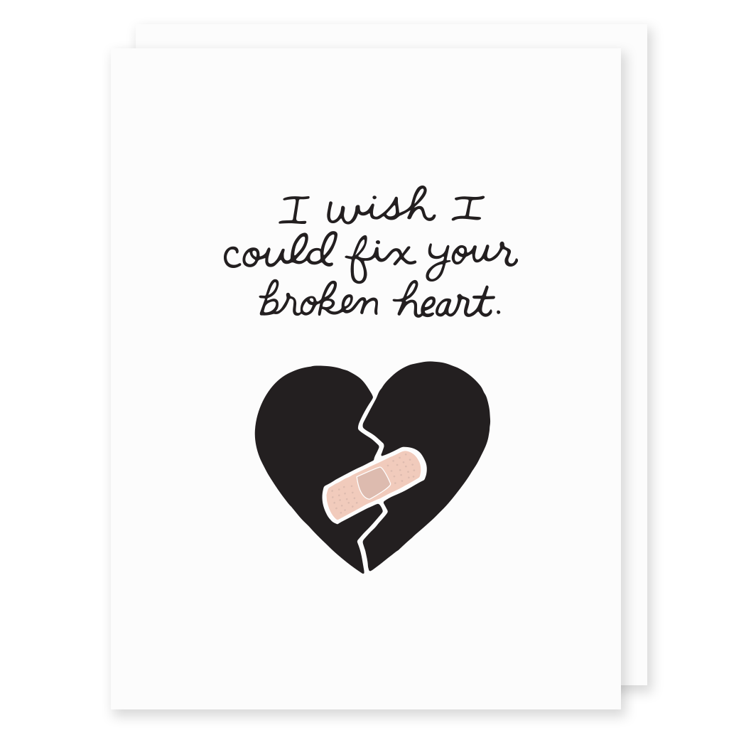 Broken Heart Greeting Card