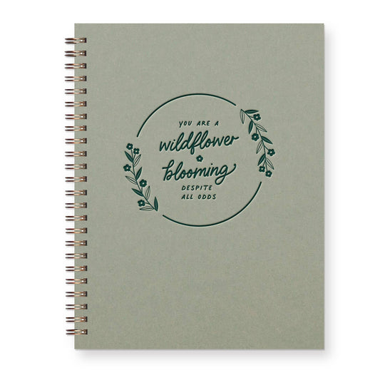 Wildflower Blooming Journal: Lined Notebook