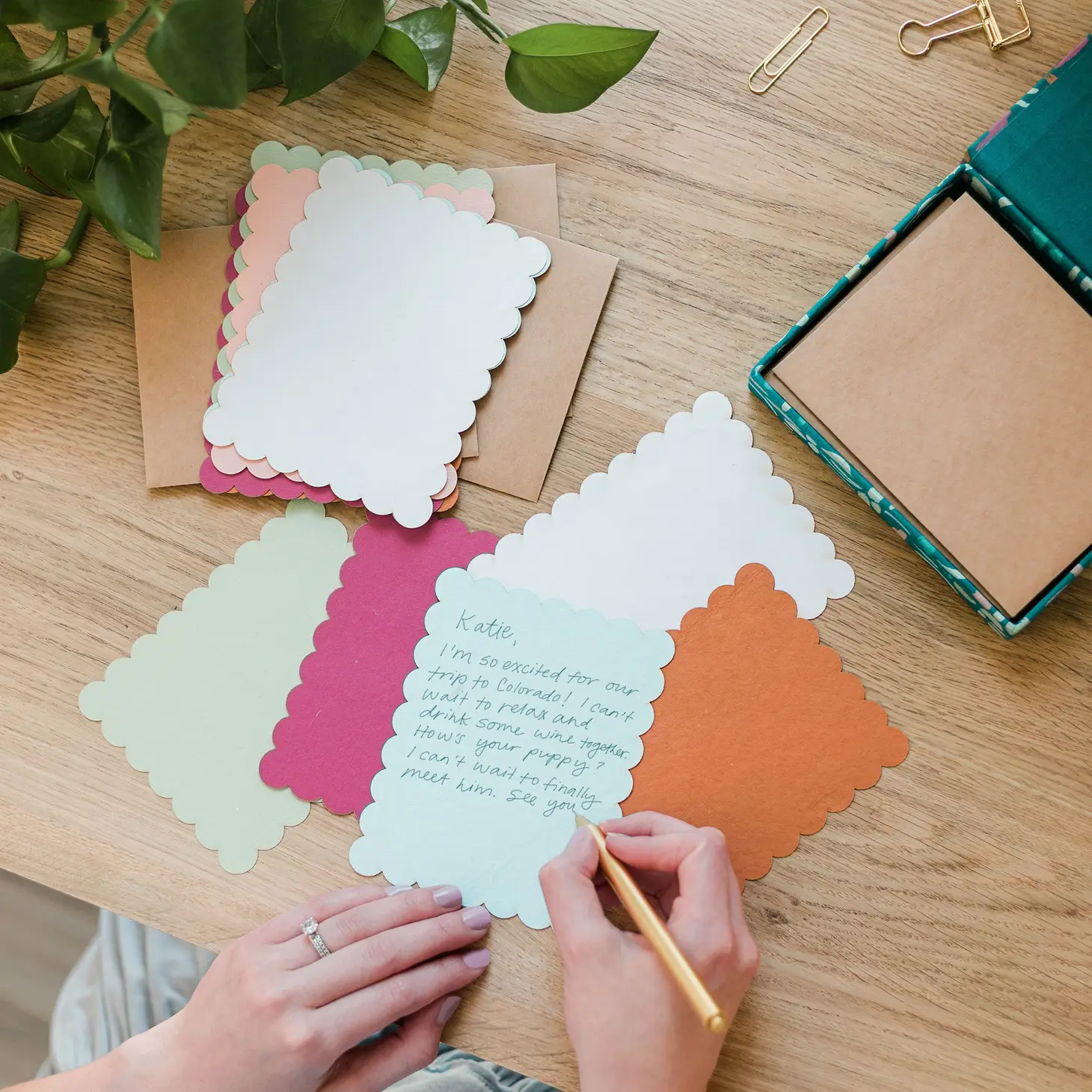 Luxury Handmade Paper Note Card Boxed Set