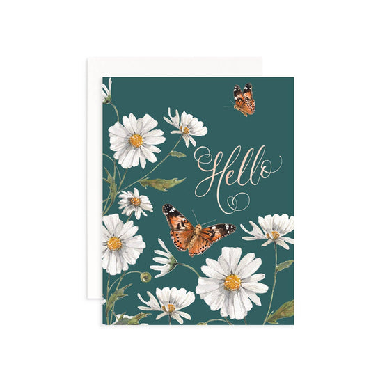 Butterfly Hello Greeting Card - Box of 6