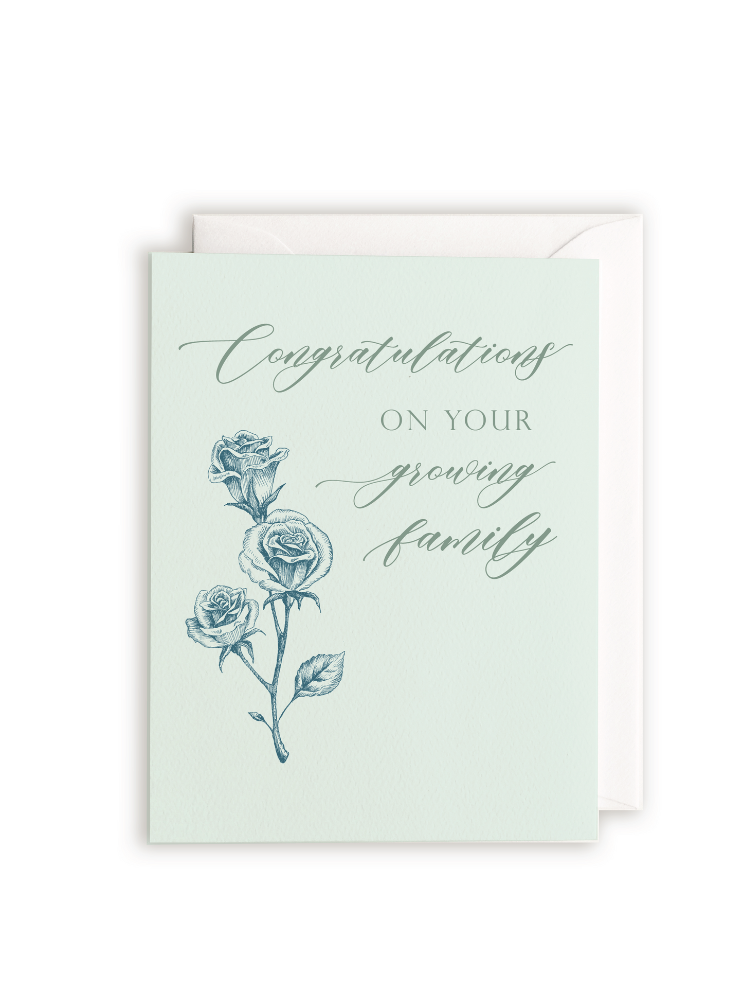 Congrats on Your Growing Family Greeting Card