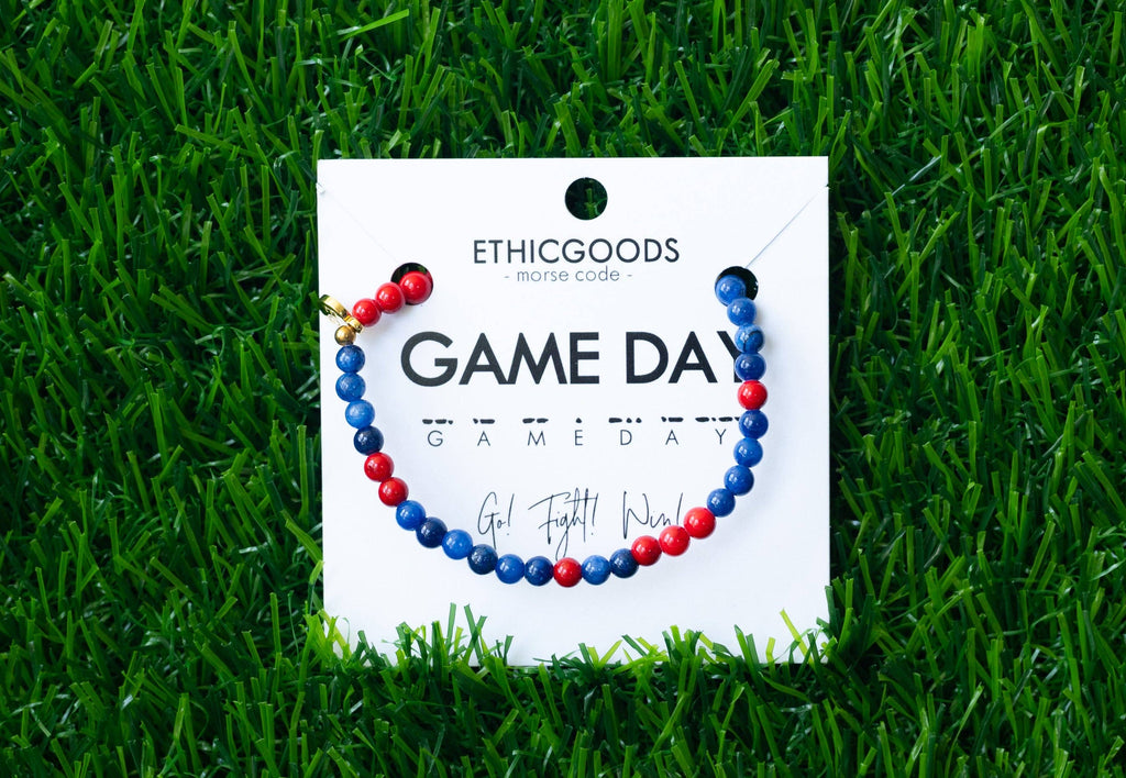 Morse Code Bracelet - Game Day