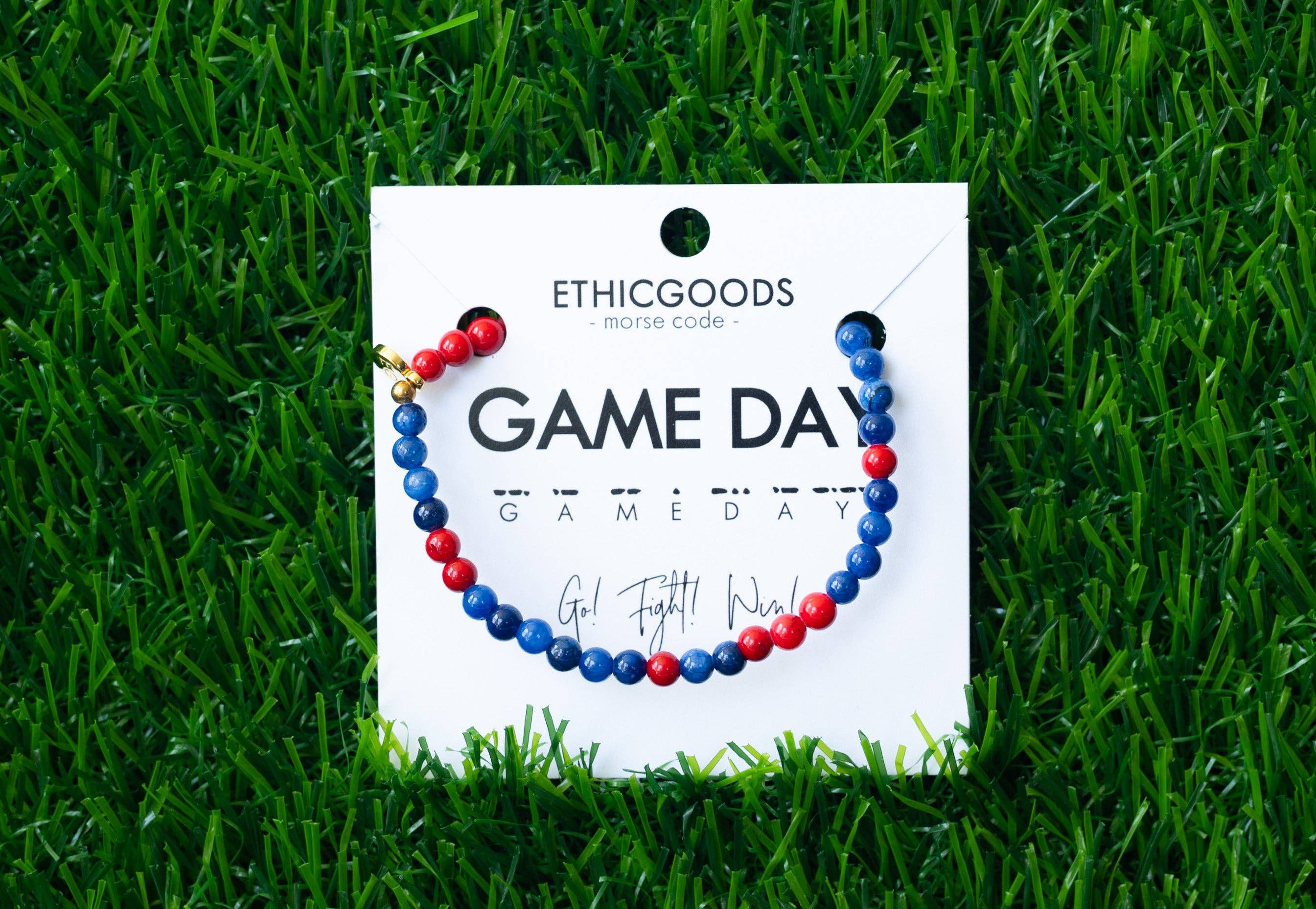 Morse Code Bracelet - Game Day