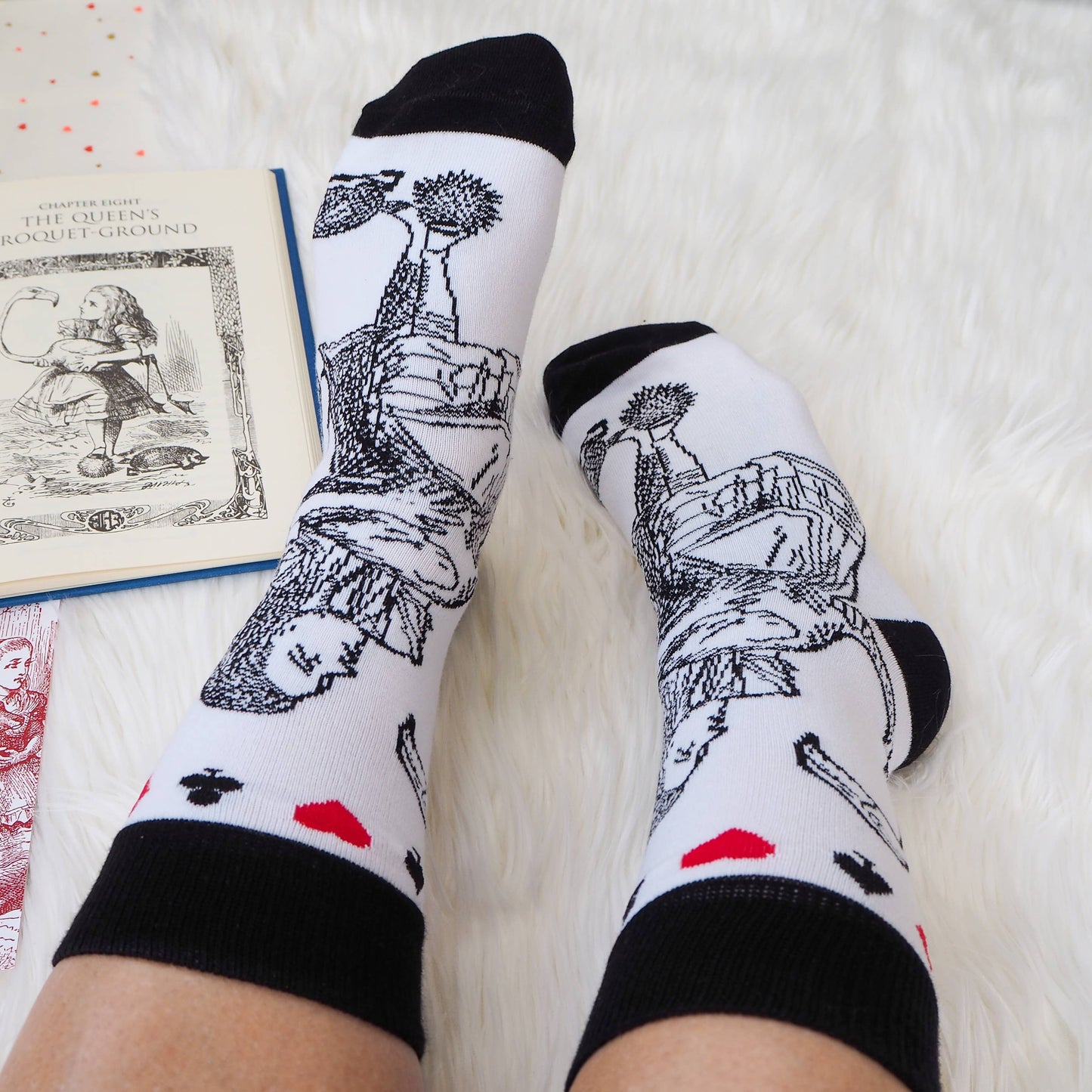 Alice In Wonderland Cotton Socks