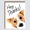 Hey Thanks Corgi Card