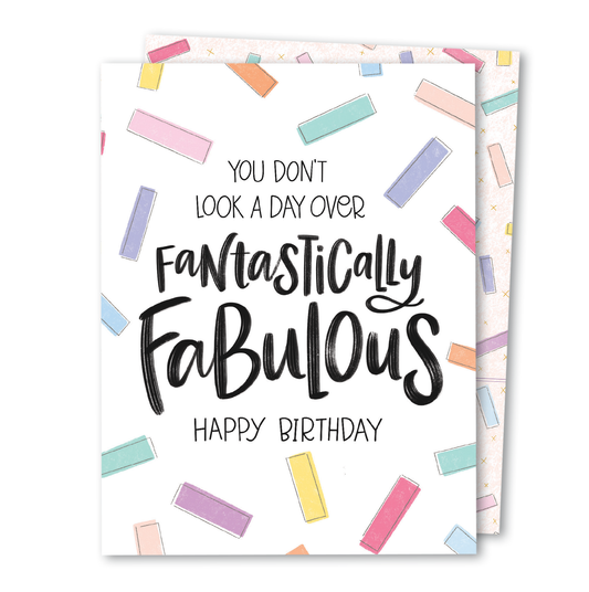 Fantastically Fabulous Age Birthday Card