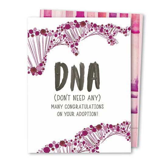 DNA | Congratulations Adoption for Adoptive Parent Card