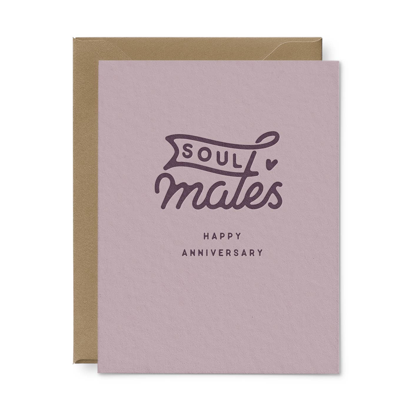 Soul Mates Happy Anniversary Greeting Card
