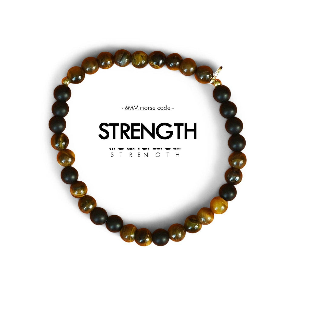Morse Code Bracelet - Strength - Extended Size