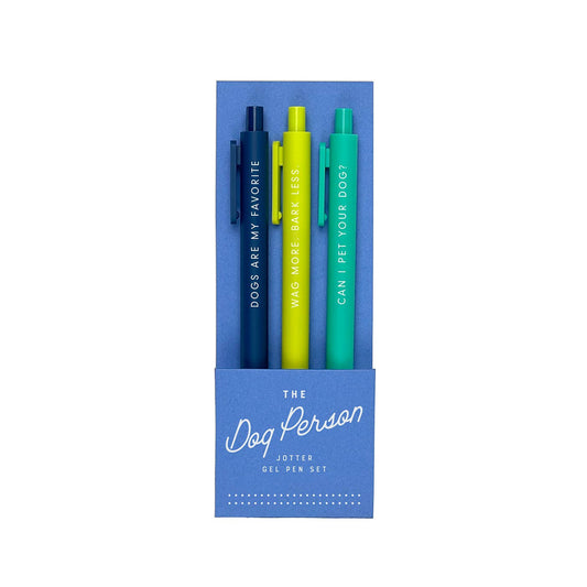 The Dog Person - Jotter Gel Pen Set of 3