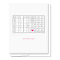 Just My Type Love Card