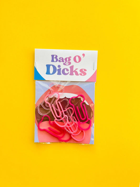 Bag O' Dicks Cockclips: Pink