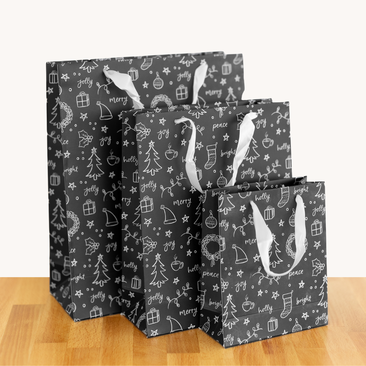 Merry and Bright Gift Bag: Extra Small