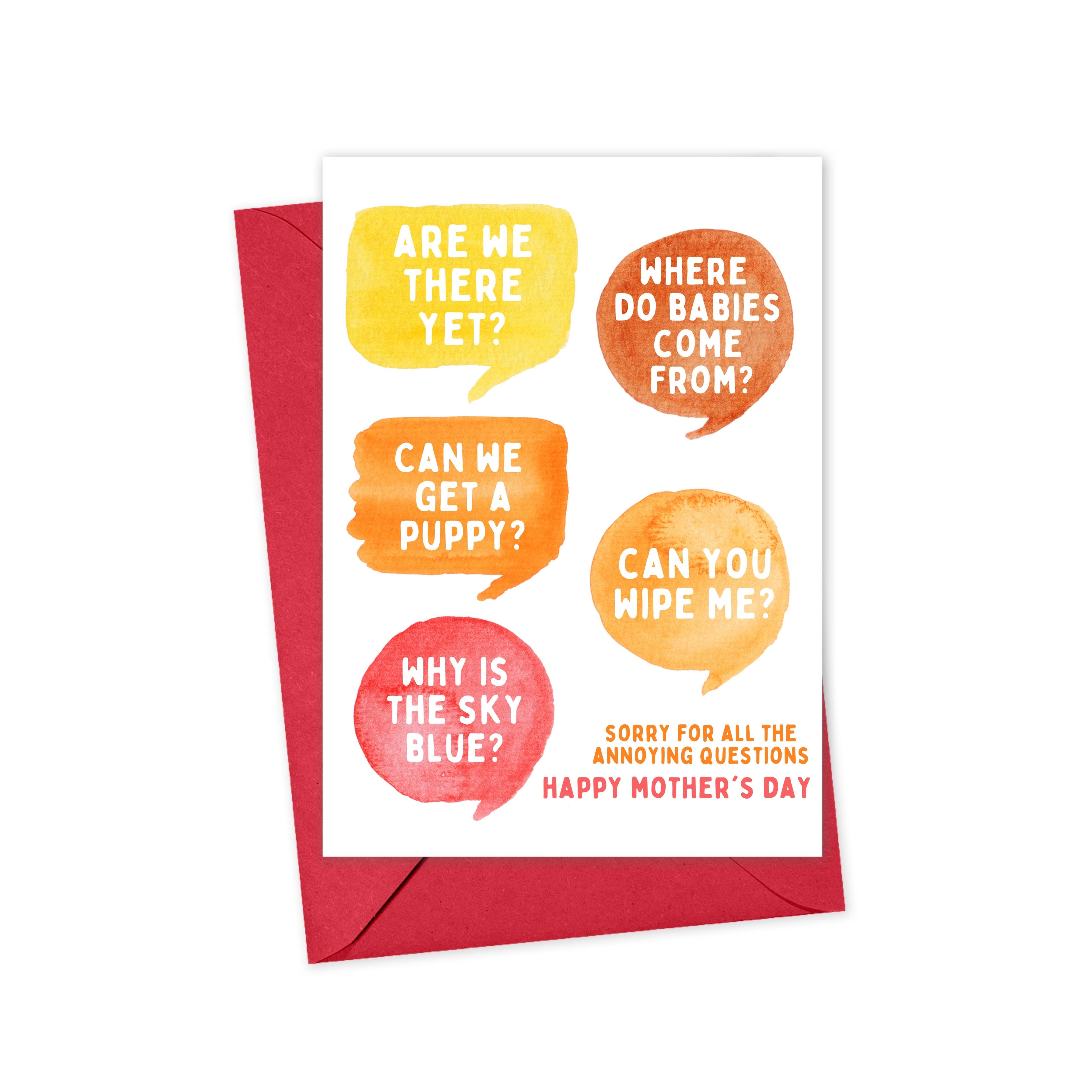 Annoying Questions Card