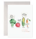 Veggie Strike Birthday Greeting Card