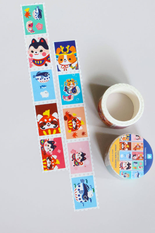 Japantown Friends Stamp Washi Tape
