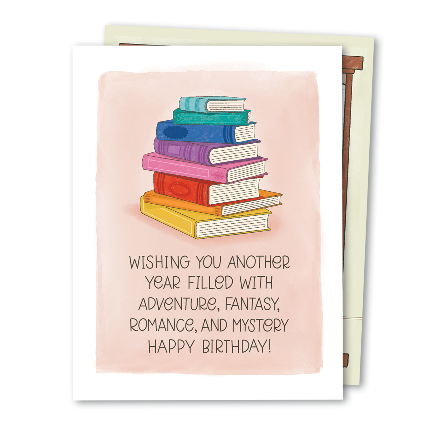 Another Year of Books Birthday Card