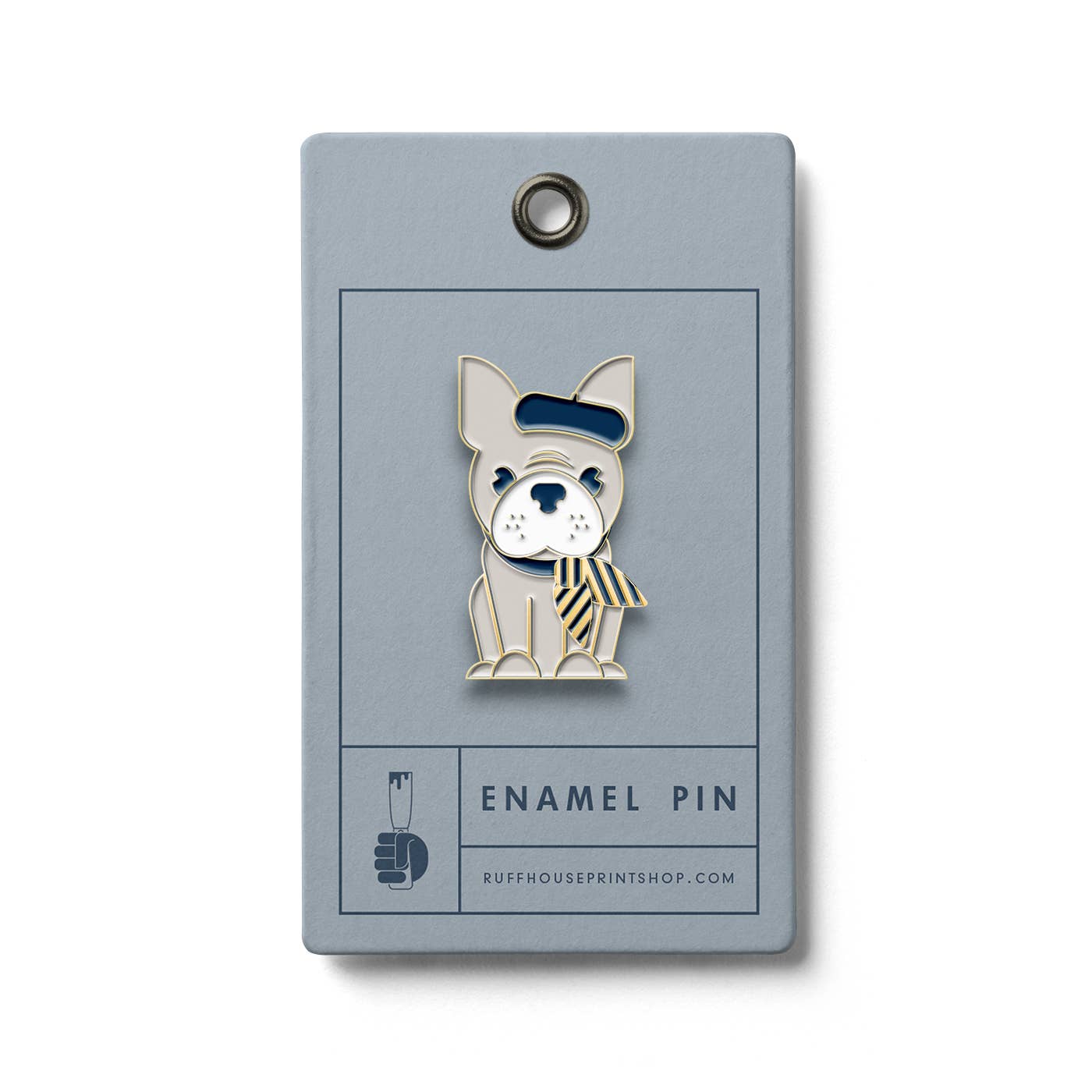 Frenchie Bulldog Enamel Pin