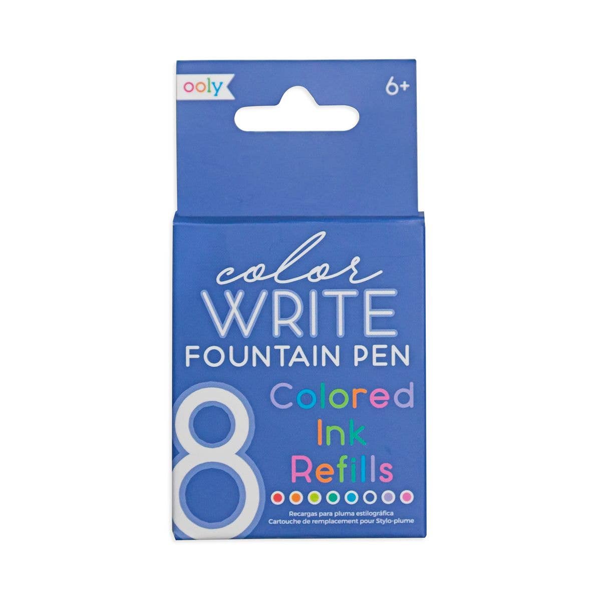 Color Write Fountain Pens - Colored Ink Refills