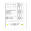 Parent Report - Illustrated Parent Card