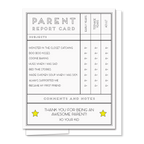 Parent Report - Illustrated Parent Card