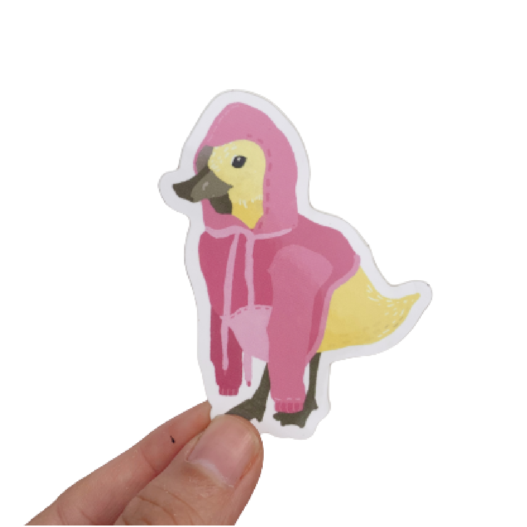 Hoodie Duck sticker
