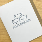 Buffalo Herd It's Your Birthday Card