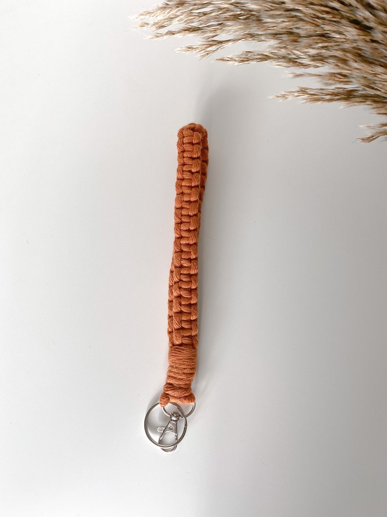 Handmade Macrame Wristlet Keychain