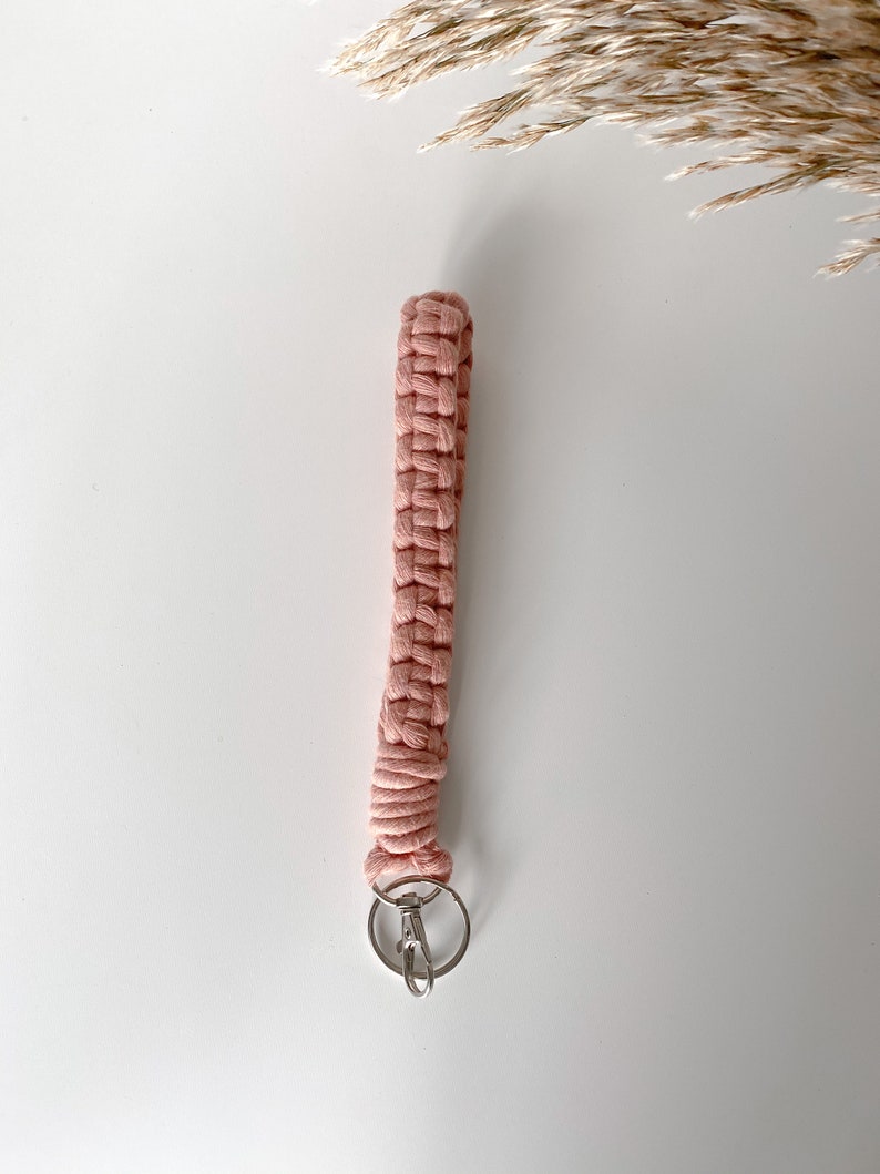 Handmade Macrame Wristlet Keychain