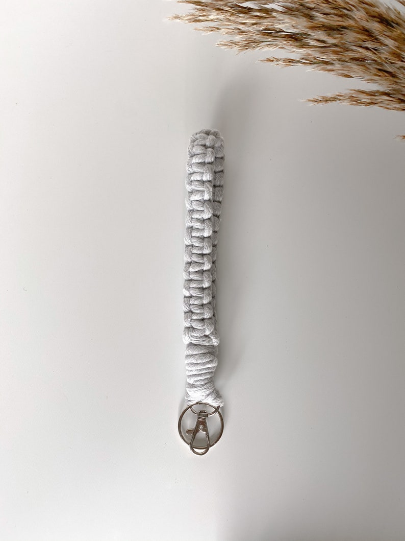Handmade Macrame Wristlet Keychain