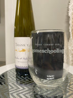Three Cheers for Homeschooling Stemless Glass