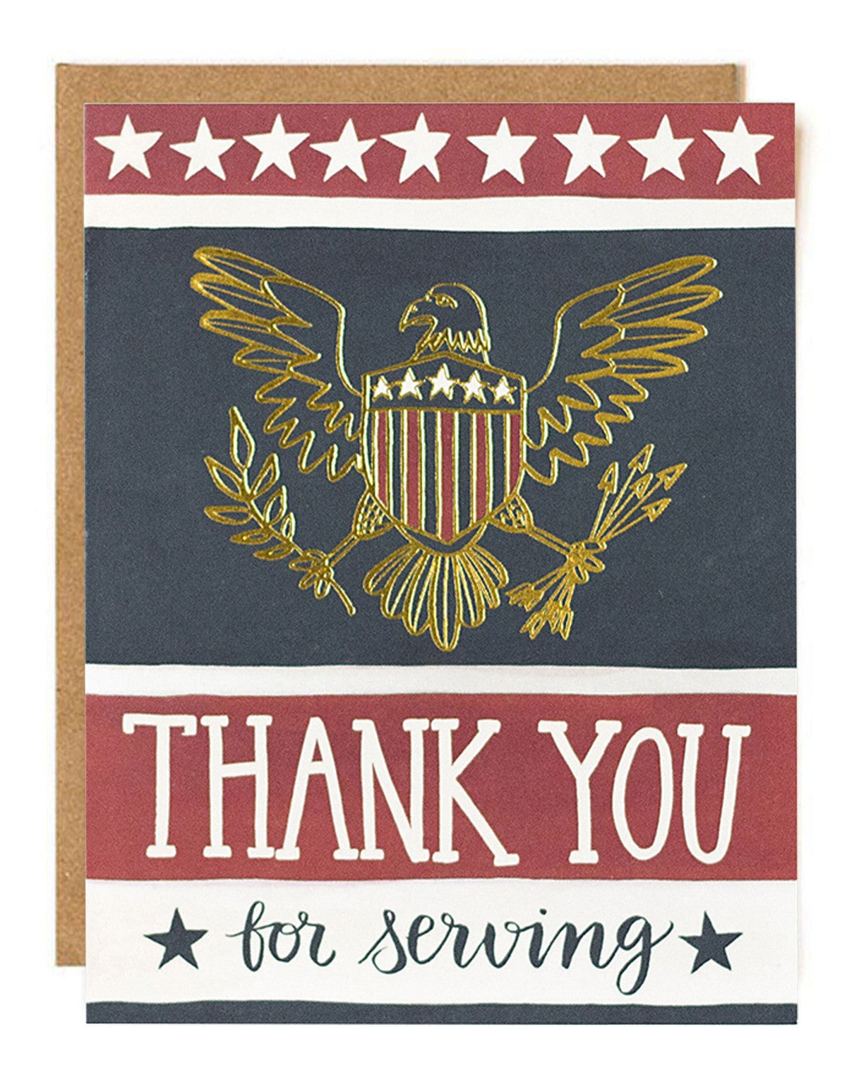Thank You For Serving Card