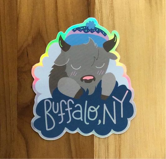 Cozy Buffalo Sticker