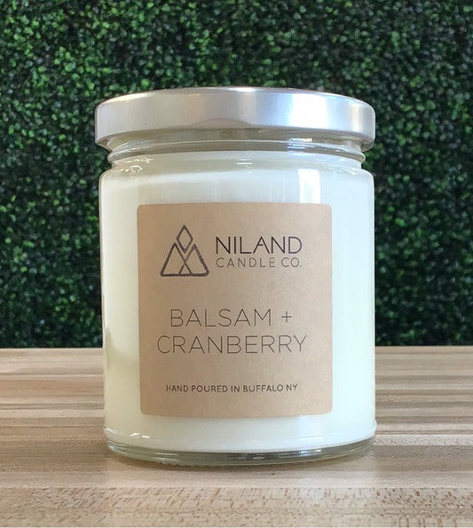 Balsam + Cranberry Jar Candle