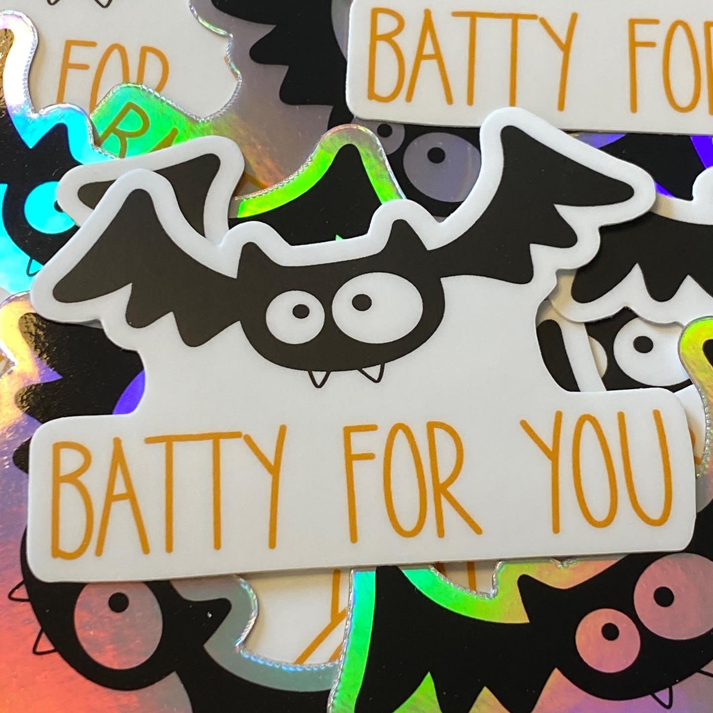 Batty for You Sticker
