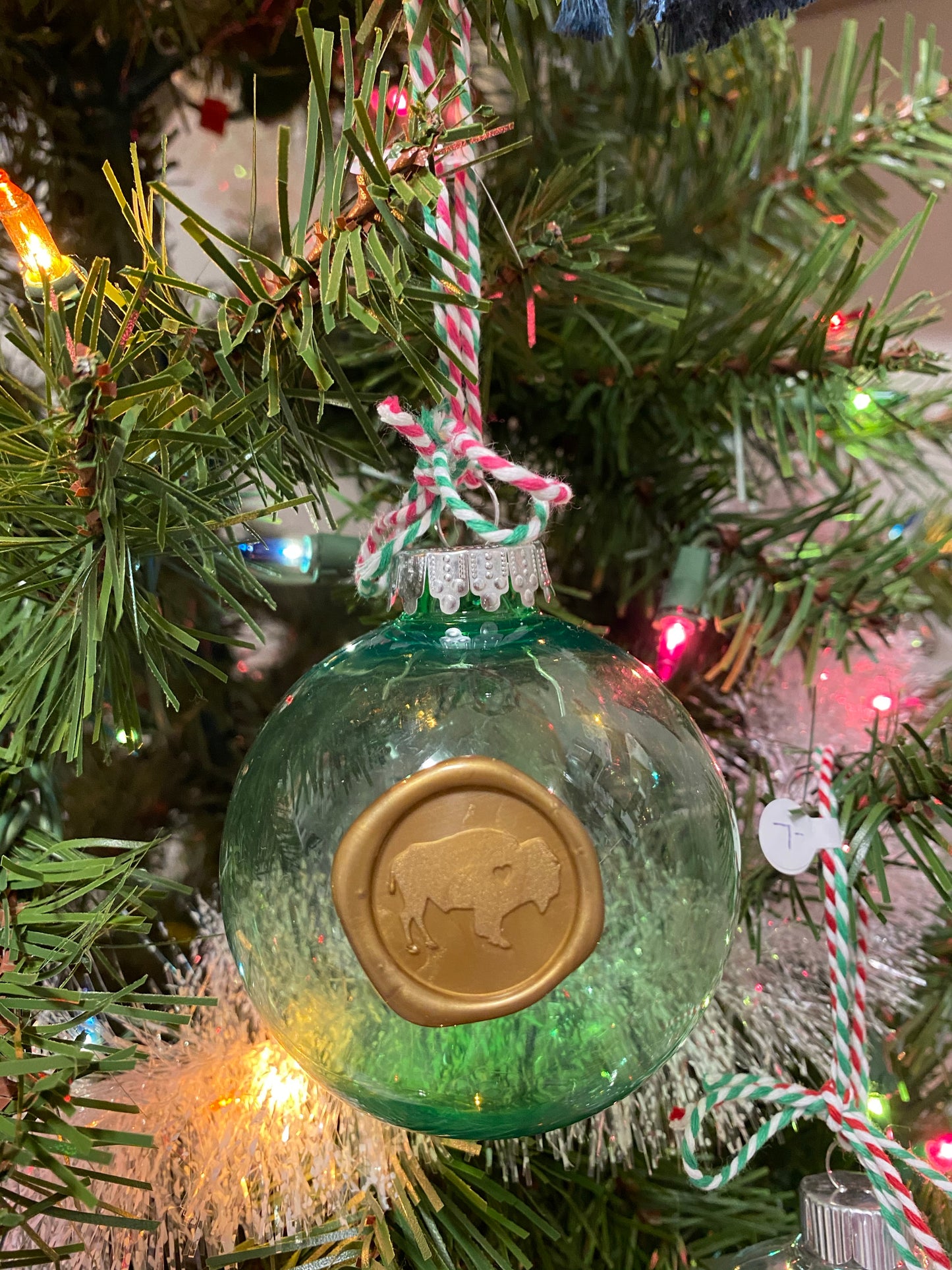 Shatterproof Ornament with Handmade Wax Seal