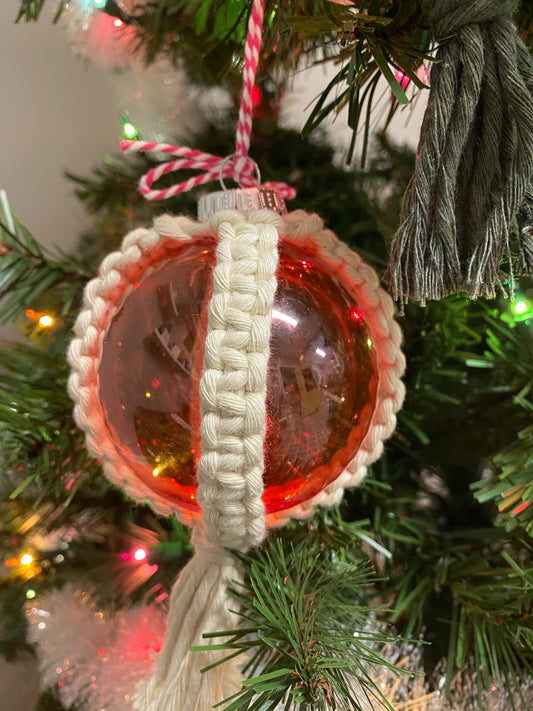 Handmade Shatterproof Macrame Ornament