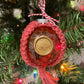 Macrame Ornament with Gold Wax Seal