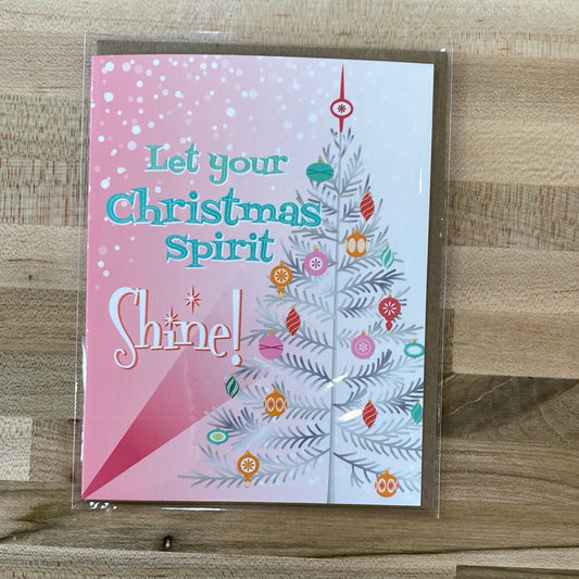 Let Your Christmas Spirit Shine - Holiday Card