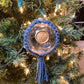 Macrame Ornament with Gold Wax Seal