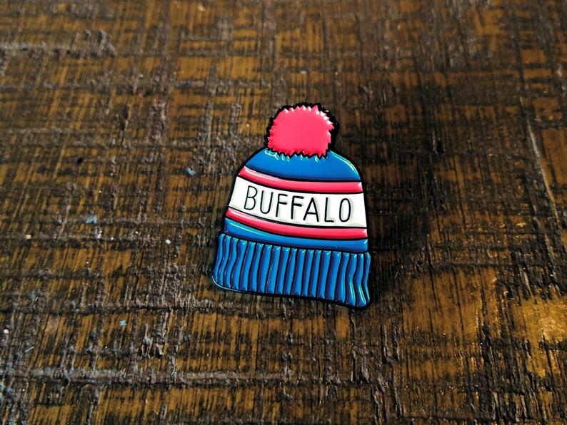 Buffalo Winter Hat Pin