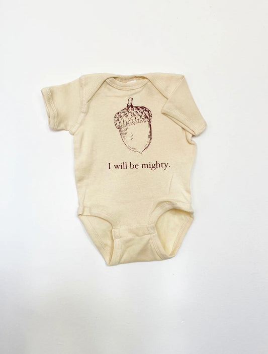 I Will Be Mighty Baby Bodysuit
