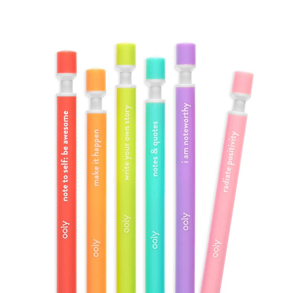 Noted! Extra Thick Graphite Mechanical Pencils - Set of 6