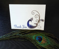 Peacock Thank you Card