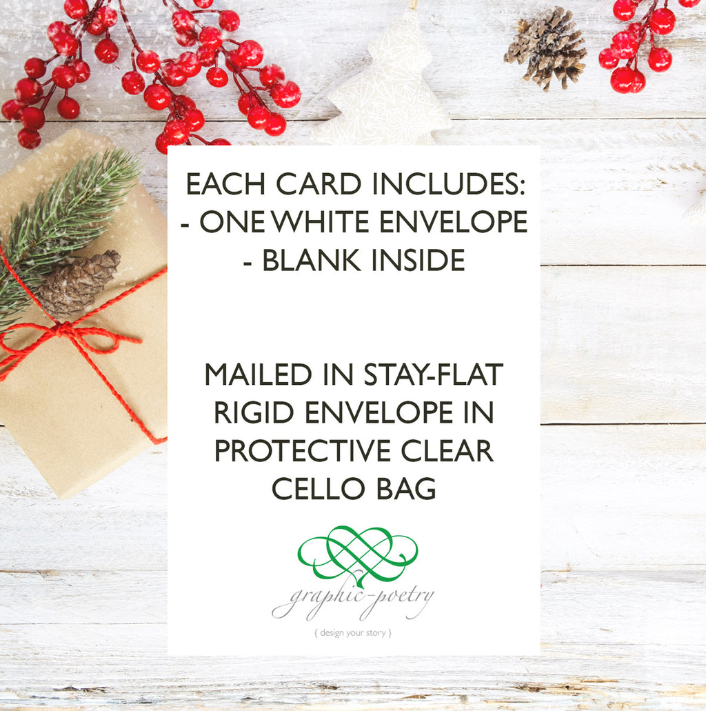 Peace Love Joy - Holiday Card